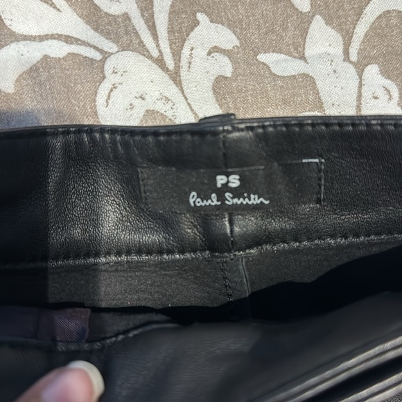 PS PAUL SMITH Leather MIDI Skirt - Picture 7 of 10